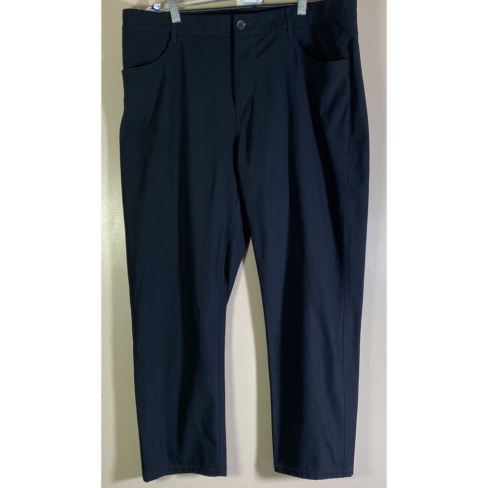 Vuori Pants Men 36 Black Meta Athletic Slim Performance Stretch Chino V430 36x26